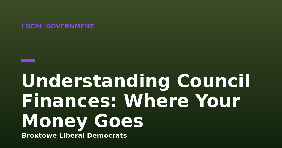 Understanding Council Finances: Where Your Money Goes